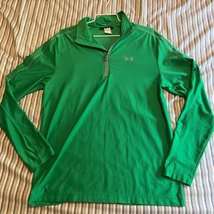 Under Armour Green Quarter Zip loose fit